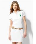 robes polo ralph lauren femmes  coton blance green,robes polo ralph lauren pour femmes